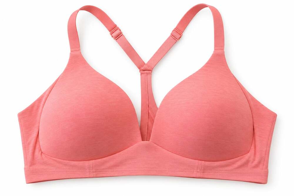 Aerie Bralette Size 34C Pink Crossback Wireless Bralette (Y)